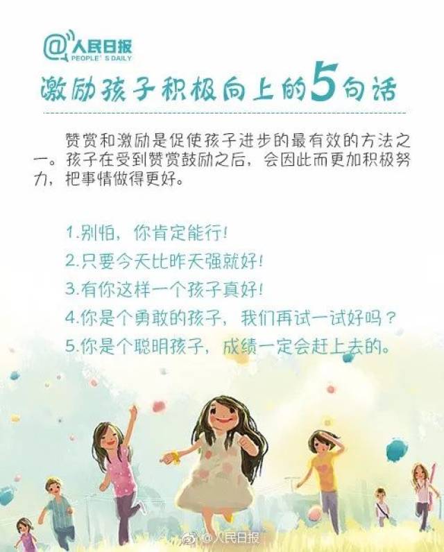 【家长课堂】想培养孩子的上进心,父母要多说这60句话