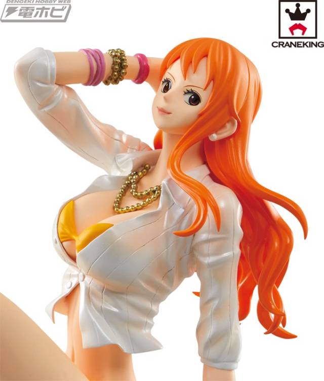 《海贼王》娜美泳装手办 濡湿效果展现别样艳感-动漫