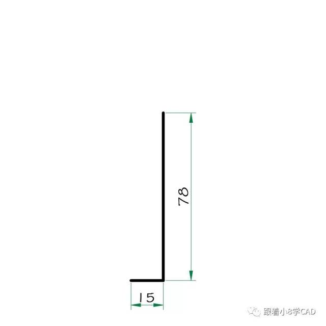 (l 绘制 长度=78 和 的直角线段