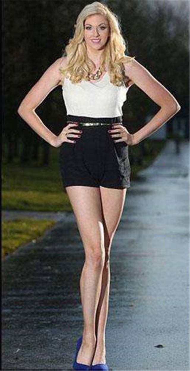 这才是真正的长腿美女,俄罗斯18岁美少女腿长1米2