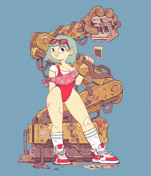 不只是朋克脑洞,更是嬉皮士的精神!│ Krzysztof Maziarz作品欣赏