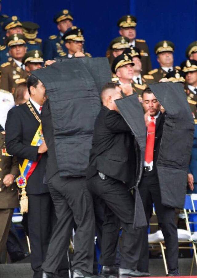 委内瑞拉总统在阅兵式上突遭暗杀行动,罪魁祸