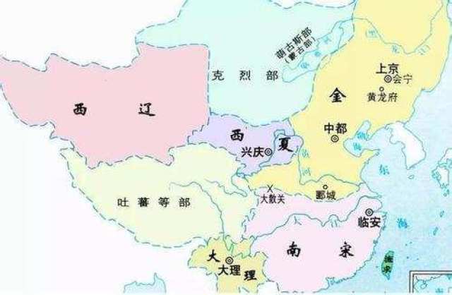 从夏到清朝中国历代清晰版图。