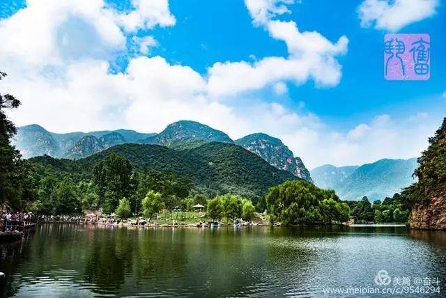 洛阳山水最美的景区,青山绿水景色幽深,清凉一夏