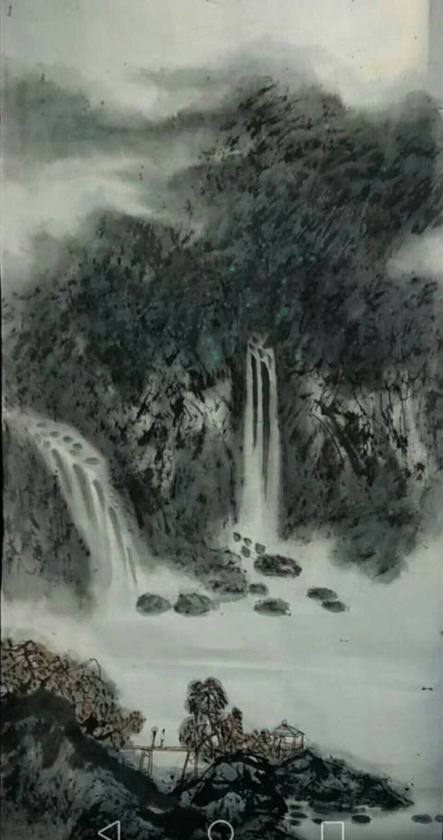 当代著名书画家张镇海山水画作品欣赏