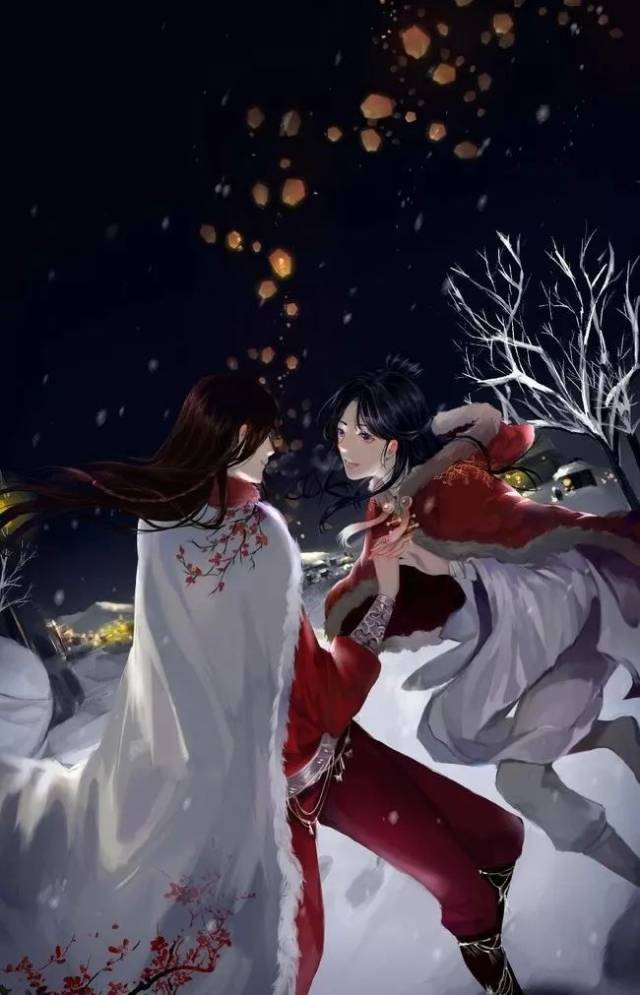 耽美古风壁纸《天官赐福》花怜60张,世中逢尔,雨中逢花-小古精选