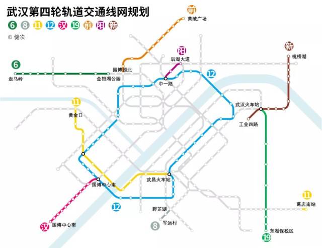 武汉10号地铁线被取消!长江新城总体规划!