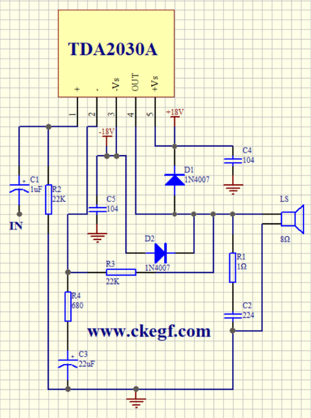 tda2030a功放diy,高保真电路,音质非常好!