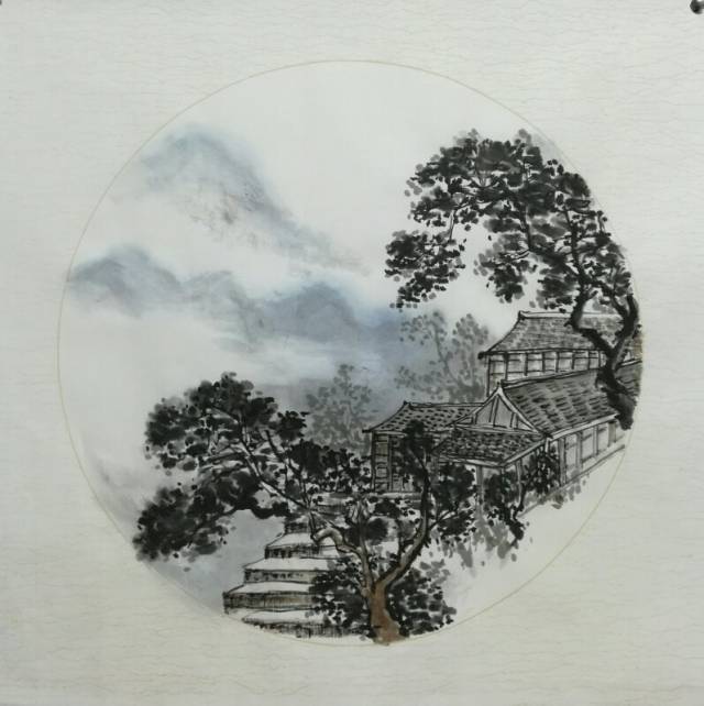 当代著名书画家张镇海山水画作品欣赏