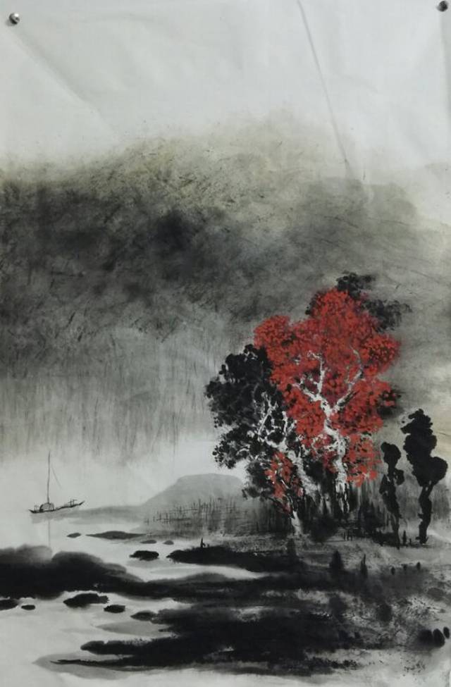 当代著名书画家张镇海山水画作品欣赏