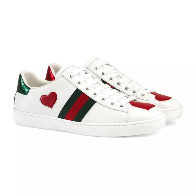 gucci爱心元素princetown乐福鞋