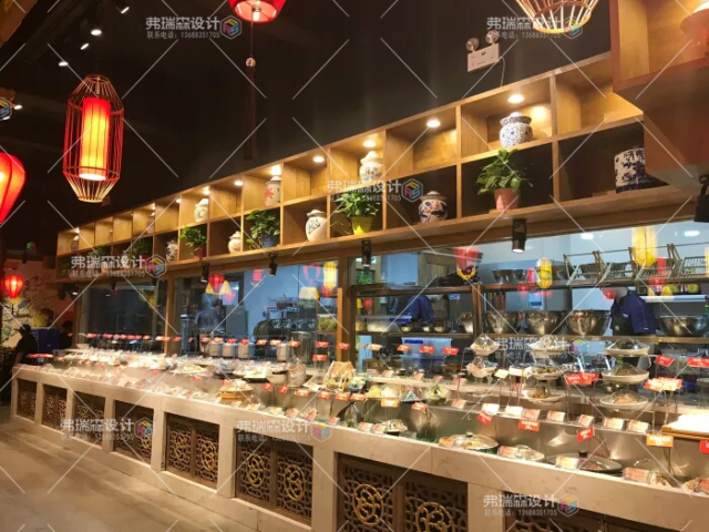 明厨亮灶装修设计方案工程效果图:弗瑞森装饰助推餐饮店品牌健康发展