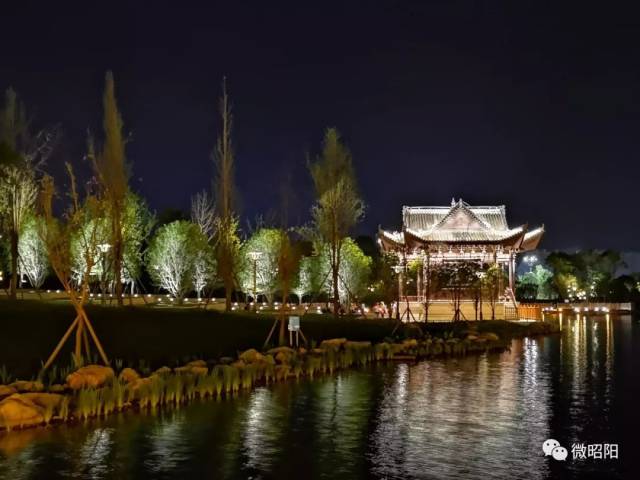 夜游省耕公园,遇到最初最美的你!
