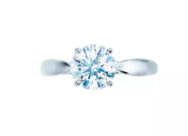 tiffany & co. 蒂芙尼harmony铂金款订婚钻戒