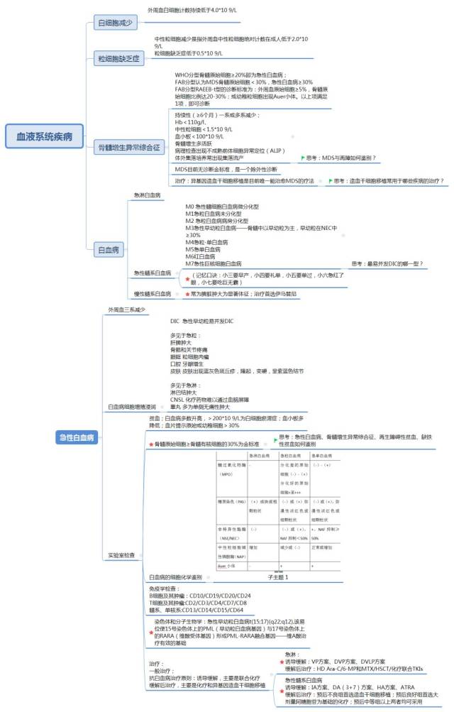 倒计时 16天 | 白血病中的必考点