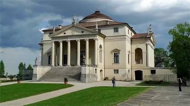维琴察圆厅别墅 文艺复兴建筑复兴了古希腊,古罗马建筑的古典柱式比例