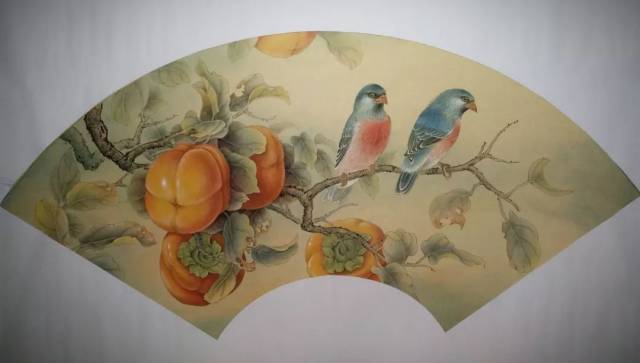 陈松岩,号乐仙,70年,副教授,自幼喜画,后自学工笔,无师无门派,不参加