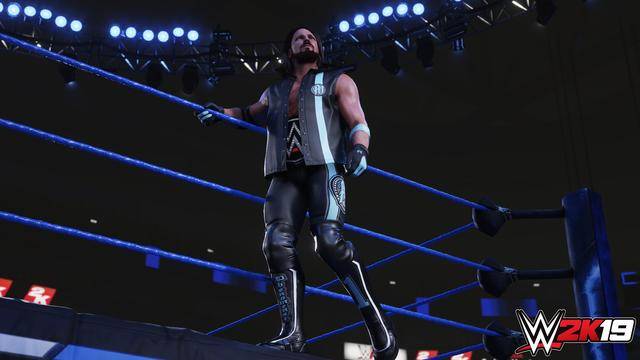 a·j·斯泰尔斯独霸赛场《wwe 2k19》首张截图公布