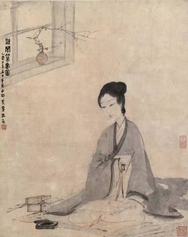 傅抱石:中国画画山不画云,画岸不画水