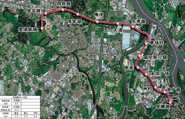 衔接地铁:南海有轨电车走向图及14个(暂定)站名公布