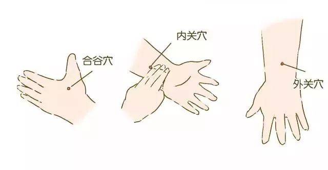 两手抽筋时,马上重复