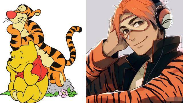 当迪士尼小熊维尼里的角色变成真人!维尼和跳跳虎颜值太高了!