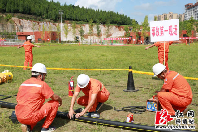 湘西保靖:举行湘西州首次天然气管道泄漏事故救援演练