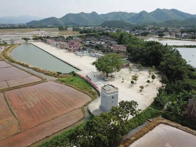 航拍冲蒌镇西海村,村容村貌焕然一新!