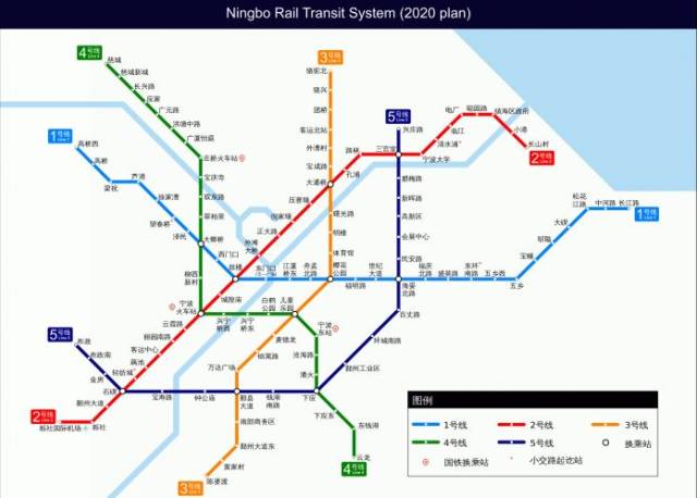 宁波地铁线路大全!|杭州湾日报