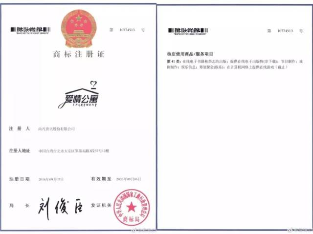 1,商标注册证