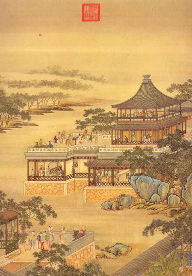 传世古建筑名画, 栩栩如生!