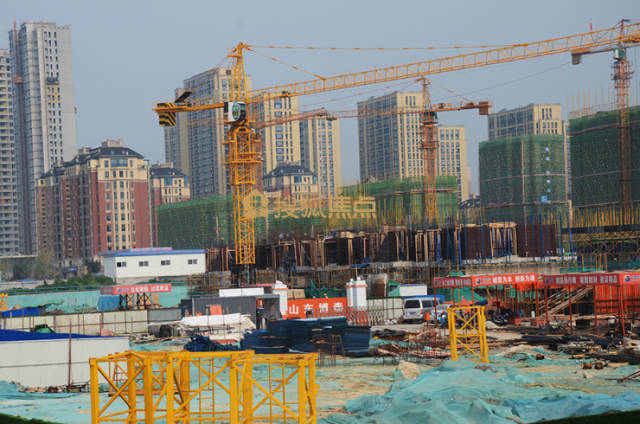 淄博新区民泰·龙廷贵府北区5栋楼工程进度实