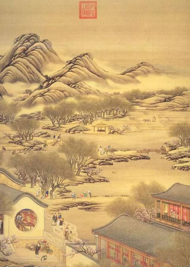 传世古建筑名画, 栩栩如生!