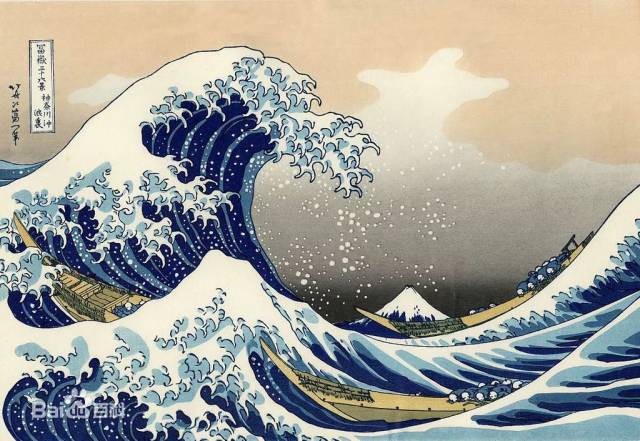 这款灵感来自浮世绘《神奈川冲浪里》的项链,仿佛凝固了瞬间即逝的