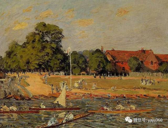 早年与莫奈是同学 法国alfred sisley