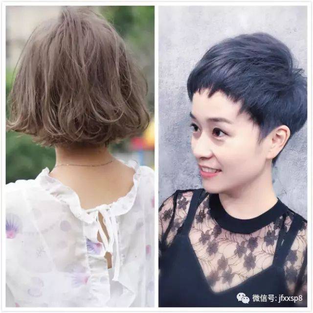 凉爽的秋季当然少不了一款时尚的烫发发型, 2018初秋烫起来短发篇 ▼