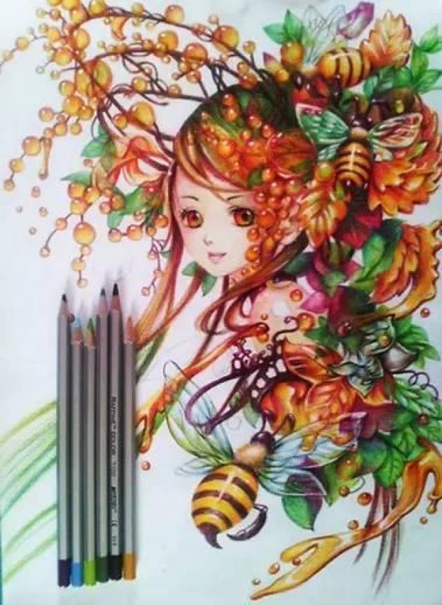 油性彩铅教程,彩铅上色过程和技巧,水溶性彩铅还是油性彩铅好?