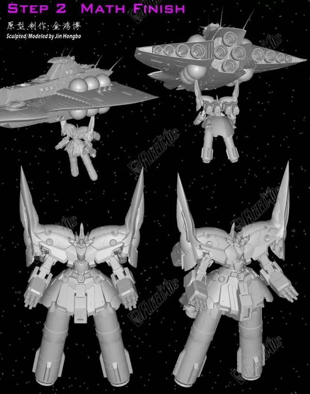 【制作过程】3d打印战舰&新吉翁号,细节惊人