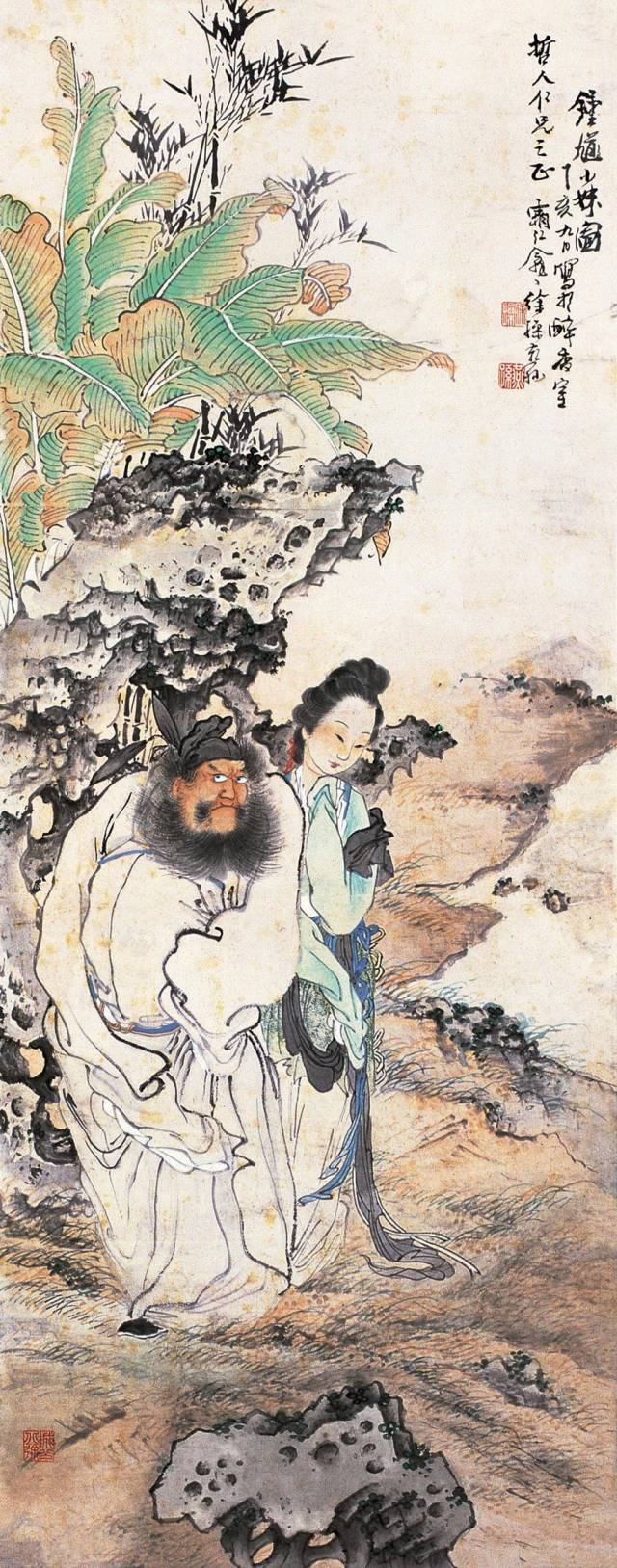 著名画家"徐燕孙"先生工笔作品赏析