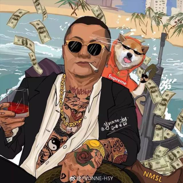 (图片来源,插画师微博:@yvonne-hsy) 不过用