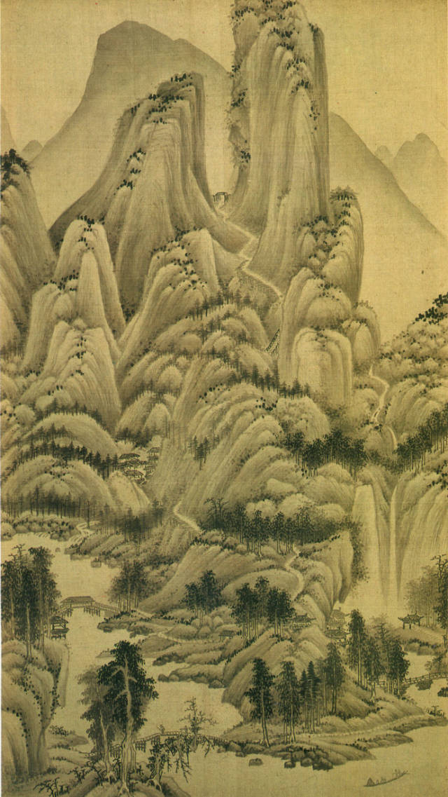 17,董源 寒林重汀