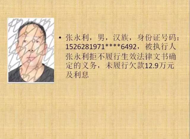 实名曝光包头这69个"老赖"看有没有你认识的,有照片,就是他们