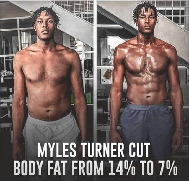 特纳体脂率降到7%,只比詹姆斯高0.3,还有人说他长得像陈奕迅?