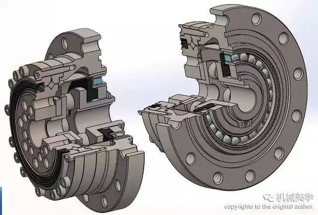 harmonicdrive组合型谐波减速机,具有轻量小型,无齿轮间隙,高转矩