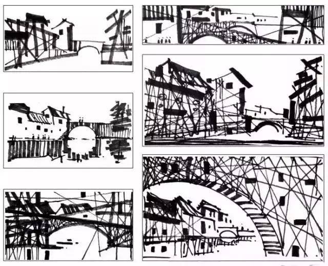 [手绘技巧] 教你画建筑钢笔画!