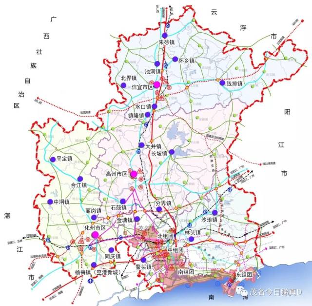 高速公路方面,除了正在建设中的云茂高速,经过信宜的阳春至玉林高速