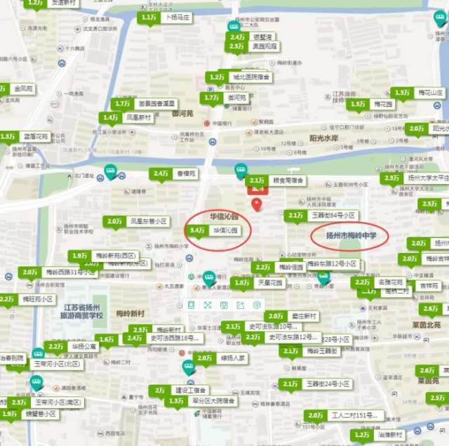 4万 竟然靠近梅岭中学