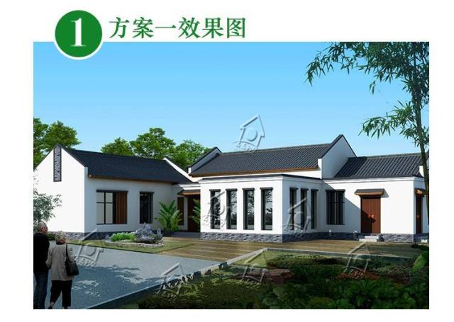 如果家中有老人或者宅基地够大,建一栋中式别墅,也可以很出彩.