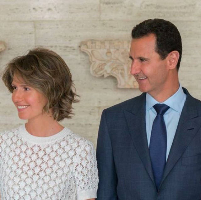 府发布消息, 总统巴沙尔·阿萨德的妻子阿斯玛·阿萨德asma al-assad