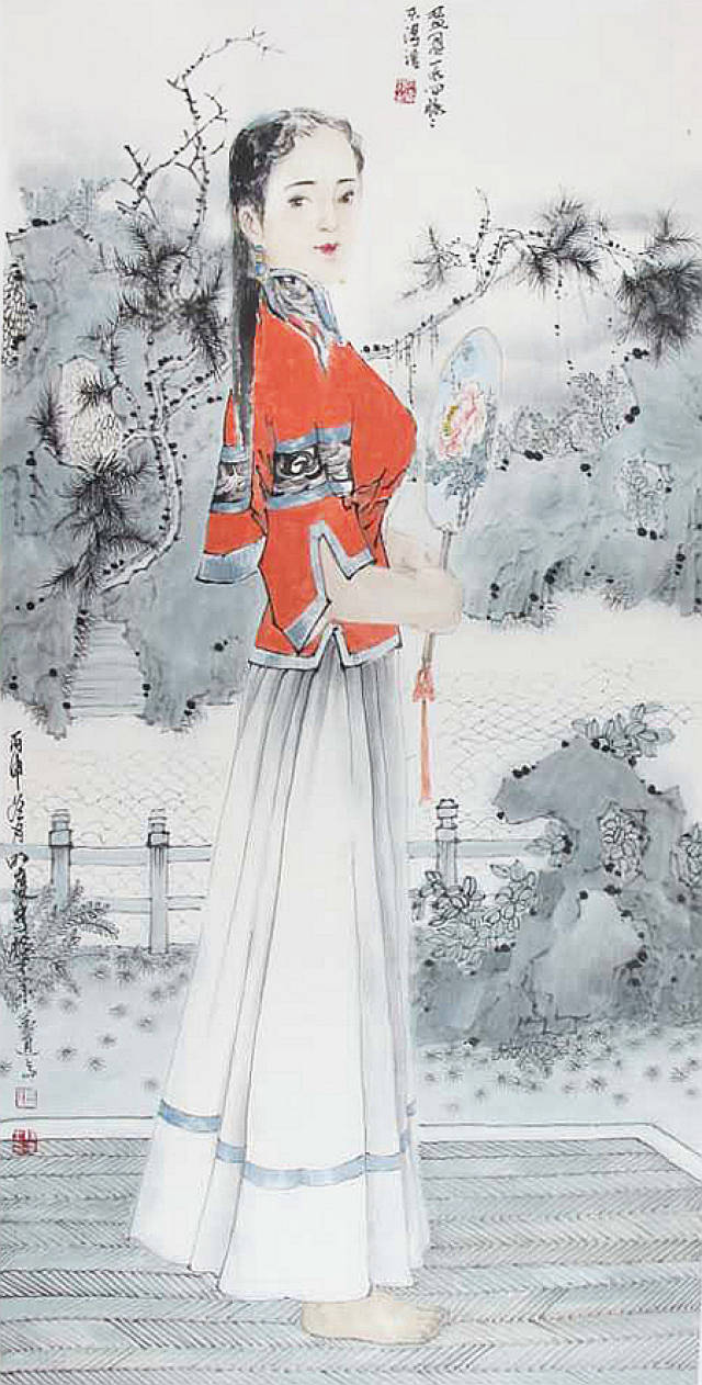 笔墨有乡音 画纸出佳人——中国画名家谷明达现代人物